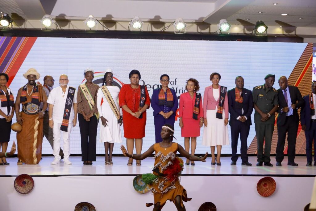 Photograph taken during the launch of the Pearl of Africa Tourism Expo 2025 in Uganda