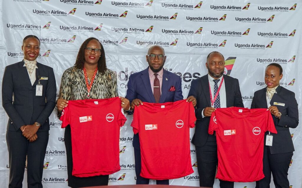 Photograph taken during the launch of the 3rd Absa KH3-7 Run at Millenium Ground Lugogo