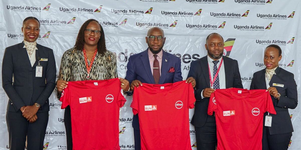 Photograph taken during the launch of the 3rd Absa KH3-7 Run at Millenium Ground Lugogo