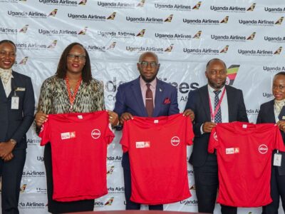 Photograph taken during the launch of the 3rd Absa KH3-7 Run at Millenium Ground Lugogo