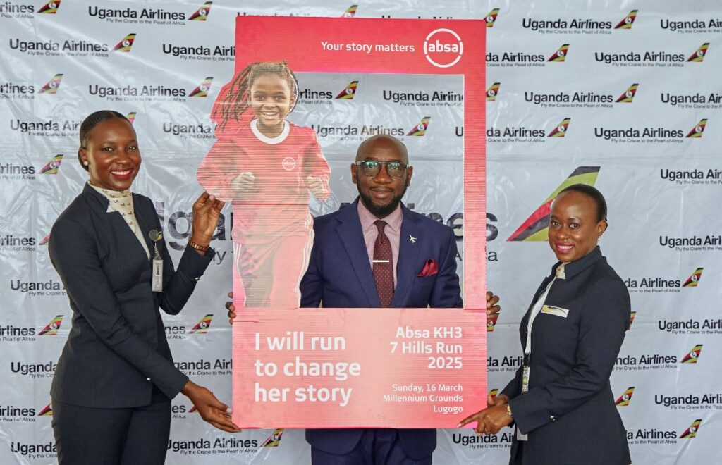 Photograph taken during the launch of the 3rd Absa KH3-7 Run at Millenium Ground Lugogo