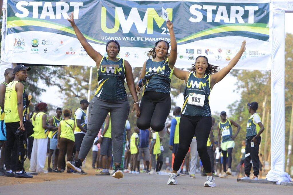 Photograph taken during the Uganda Wildlife Marathon in Akii Bua Stadium in Lira City, Uganda