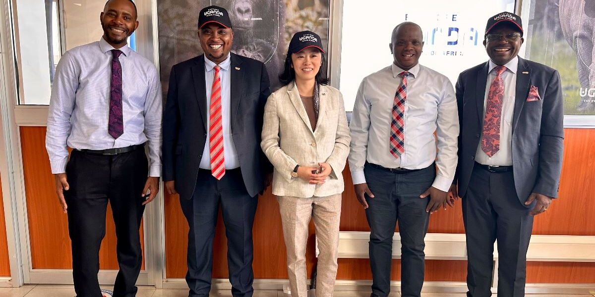 Photograph taken from the Uganda Tourism Board meeting with China Media Group (CMG) to establish a partnership that will market Uganda in the China market