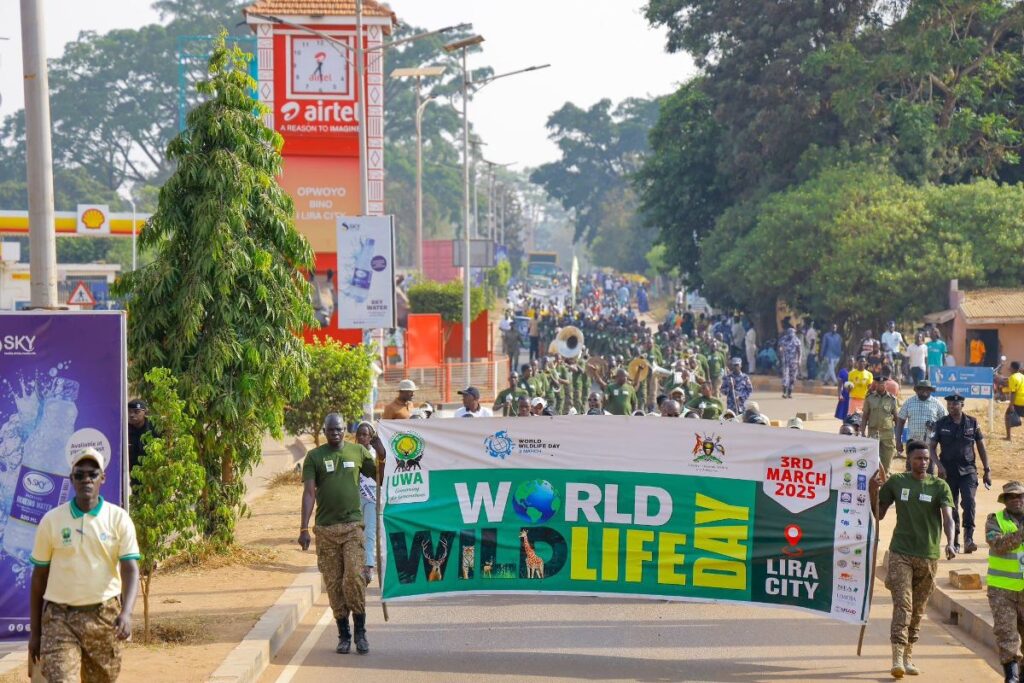 Photograph taken during the celebration of the World Wildlife Day in Lira City, Uganda