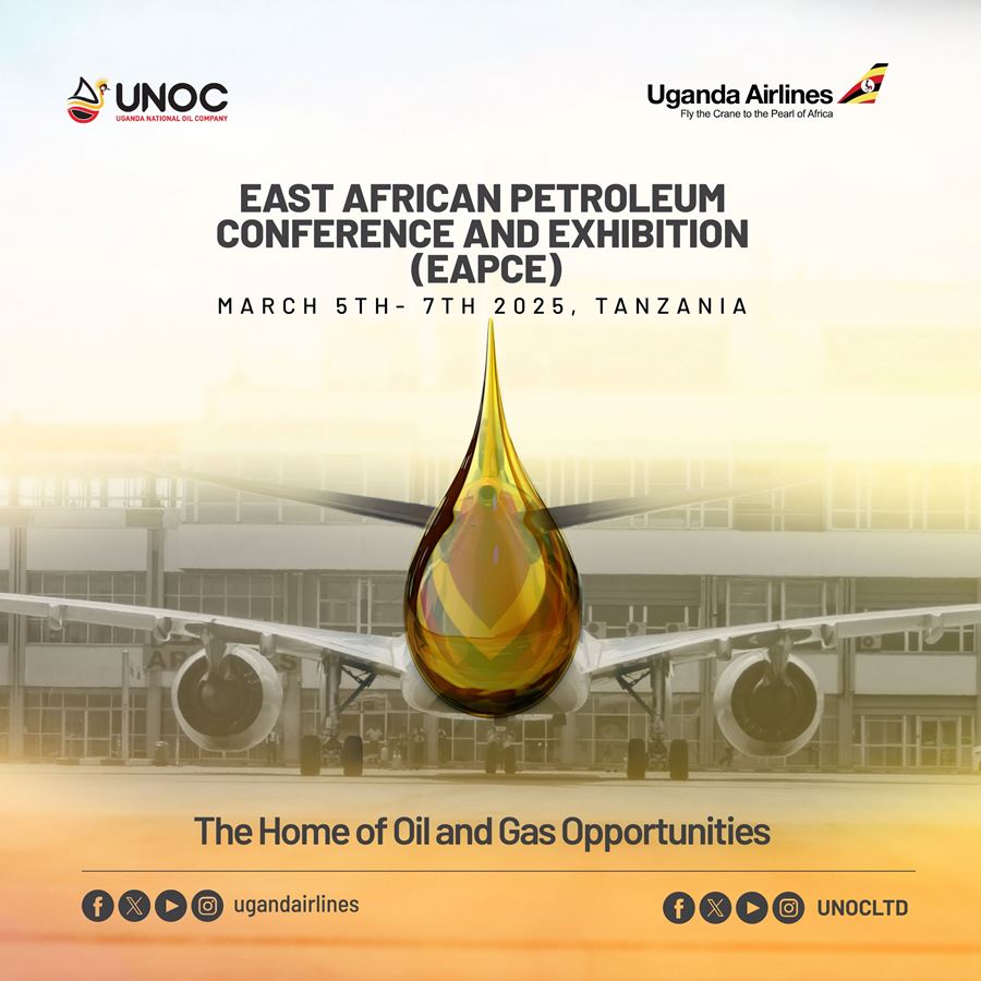 Uganda Airlines and the Uganda National Oil Company (UNOC) are proud to partner in the 2025 East African Petroleum Conference and Exhibition (EAPCE) in Dar es Salaam