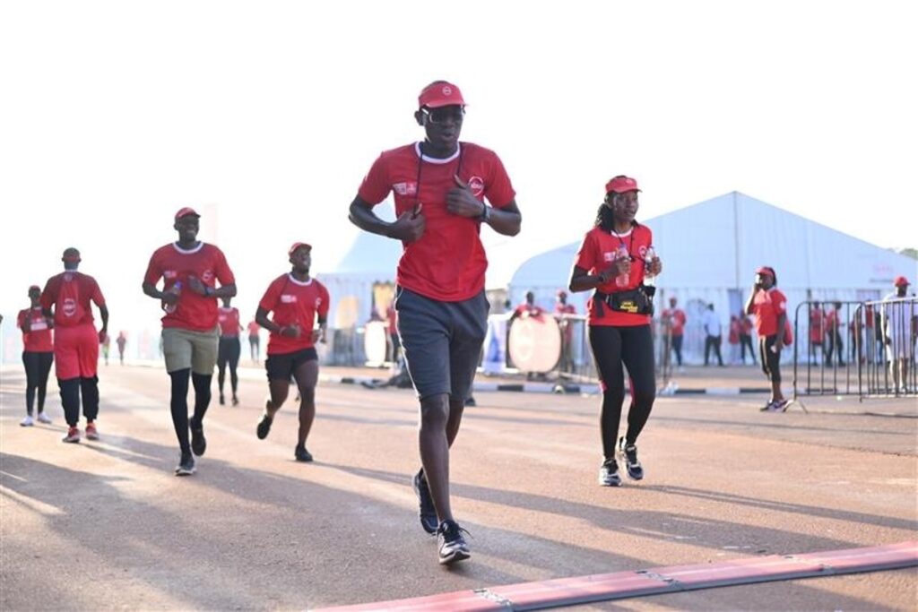 Photograph taken during the Absa Run in Kampala, Uganda