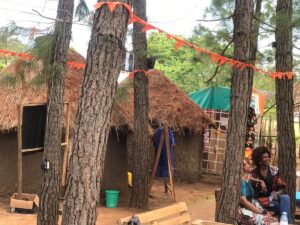 Photograph taken during a tour to the Mount Elgon Culture and History Museum in Mbale, Uganda