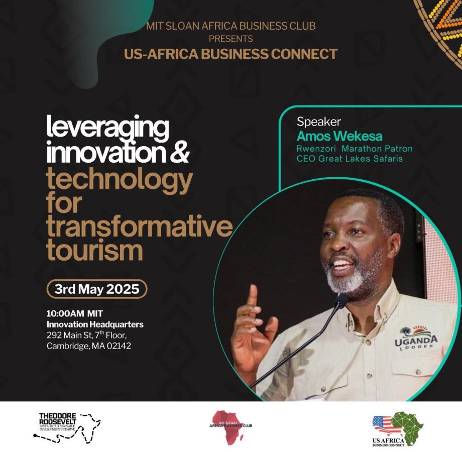 Amos Wekesa, CEO of Great Lakes Safaris and lead organizer of the Tusker Lite Rwenzori Marathon, is set to speak at a fireside chat hosted by the Massachusetts institute of technology (MIT) Sloan Africa Business Club on May 3, 2025.