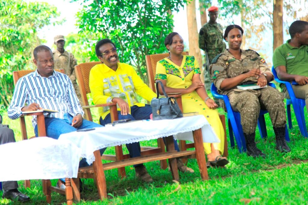 The Uganda Wildlife Authority (UWA) welcomed Hon. Minister Mugarra to Rukungiri for a pivotal community engagement event addressing the escalating human-wildlife conflict in the region