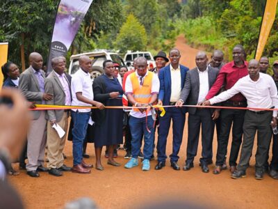 mini_magick20250512-40850-4faay9 Uganda Tourism Board, in partnership with Kapchorwa District Local Government and Kapchorwa Town Council, officially commissioned the newly constructed 2.6km gravel access road to Sipi Falls