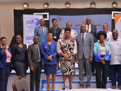 Group photo taken during the Private Sector Foundation Uganda (PSFU) National Post-Budget Dialogue