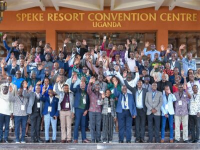 Photograph taken during the 15th International Federation of Air Traffic Safety Electronics Associations (IFATSEA) Africa Regional Meeting at Speke Resort and Convention Centre in Munyonyo, Uganda
