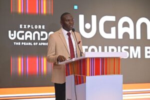 Phtograph taken during the launch of the National Marketing Strategy for the Uganda tourism sector