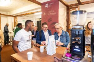Photograph taken during the 2025 London Coffee Festival in London