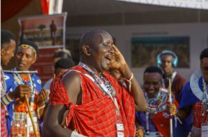 Photograph potraying the Masai Culture taken during the Karibu-Kili Trade Fair in Arusha, Tanzania