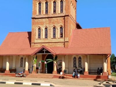 Photograph of St. Peters Cathedral in Hoima City where the Royal Prayers for His Majesty Omukama Solomon Gafabusa Iguru I took place in preparation for Empango Celebration