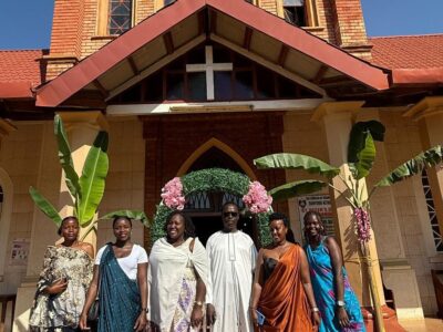Photograph of the team from Uganda Tourism Board which joined the people of Bunyoro-Kitara in the Royal Prayers for His Majesty Omukama Solomon Gafabusa Iguru I at St. Peters Cathedral in Hoima City in preparation for Empango Celebration