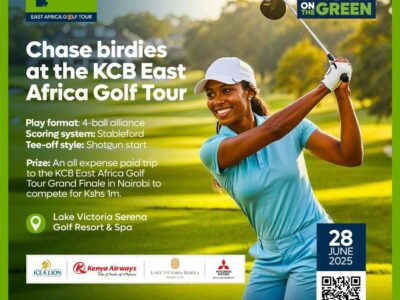 KCB Bank Uganda, in partnership with ICEA Lion Uganda (Insurance Company of East Africa), Kenya Airways, and Lake Victoria Serena Golf Resort and Spa, officially launched the Uganda leg of the KCB East Africa Golf Tournament on the 13th June, 2025 at the stunning Serena Kigo