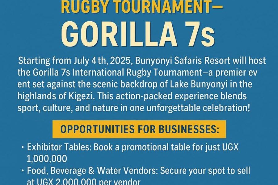 Bunyonyi Safaris Resort, located on the scenic shores of Lake Bunyonyi in Kabale, southwestern Uganda, is gearing up to host the inaugural Gorilla 7s International Rugby Tournament