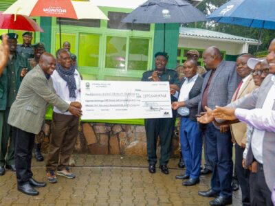 The Uganda Wildlife Authority (UWA) disbursed UGX 2.17 billion (approximately $580,000 USD) to communities neighboring the Bwindi-Mgahinga Conservation Area