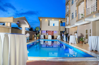 Property Exterior with Outdoor swimming pool Photo Hotel 7 Seasons Entebbe Central Region