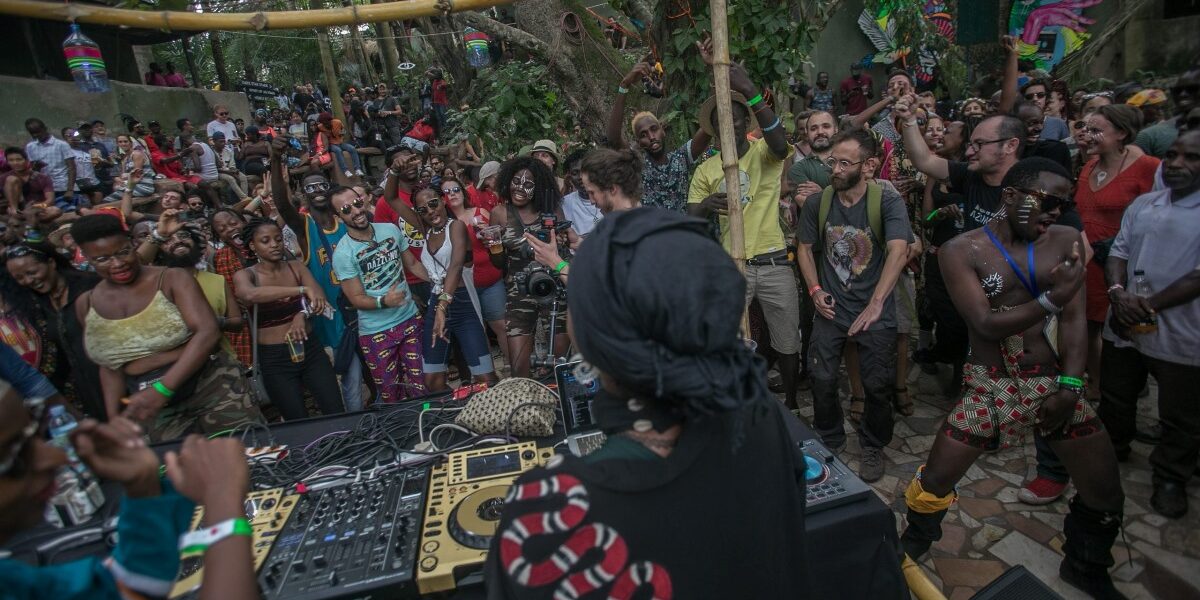 Photograph taken during one of the Nyege Nyege Festivals