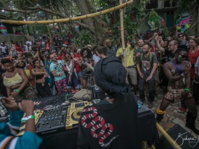 Photograph taken during one of the Nyege Nyege Festivals