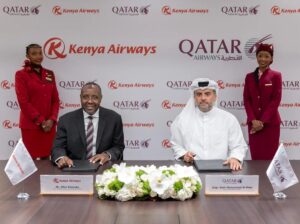 Qatar Airways and Kenya Airways have signed a Memorandum of Understanding (MoU) to establish a strategic partnership that promises to redefine air travel connectivity between Kenya and Qatar