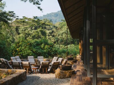 Photograph taken from the Gorilla Forest Lodge in Bwindi Impenetrable National Park in South Western Uganda