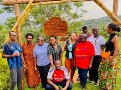 Photograph taken during a farm tour to Kas Farm in Mpigi, Uganda Central Region