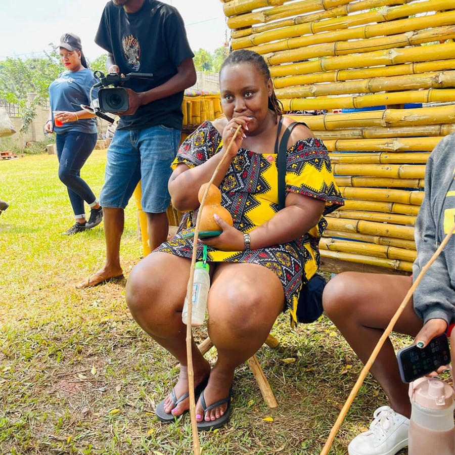 Photograph taken during a farm tour to Kas Farm in Mpigi, Uganda Central Region