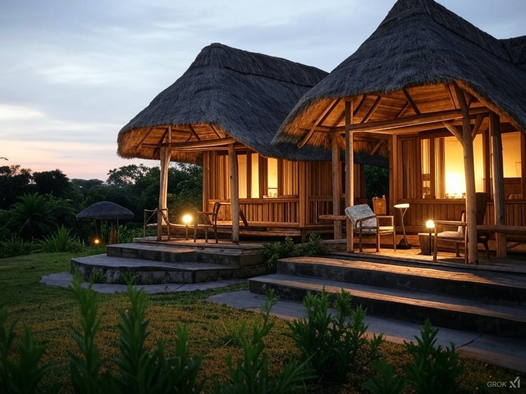 Property Exterior Photo Zavoy Eco Resort Bussi Island Central Region