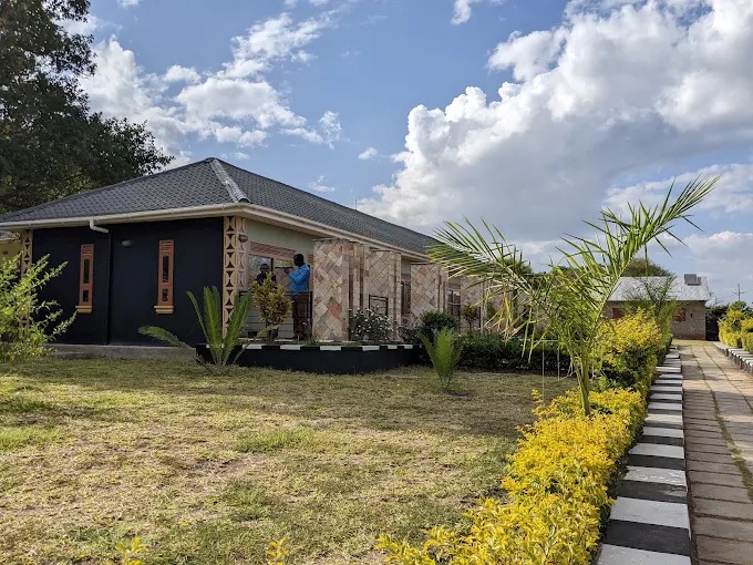 Photograph showing property exterior at Kaabong Resort Hotel in Kotido, Eastern Uganda