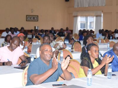 Photograph taken during the Uganda Civil Aviation Authority (UCAA) cybersecurity workshop at the Imperial Golf Course Hotel in Entebbe