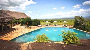 Photograph taken from Apoka Safari Lodge in Kidepo Valley National Park in Northeastern Uganda