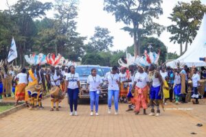 Photograph taken during a cultural event in Gulu City in Northern Uganda Region