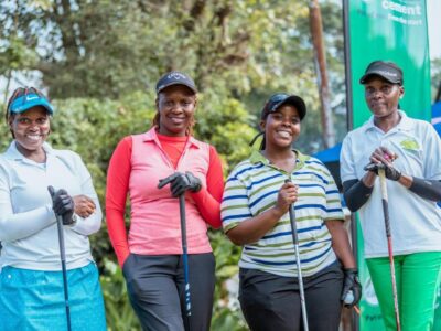 Photograph taken during the 2nd Hima Cement Open Golf Tournament in Fort portal City, Uganda