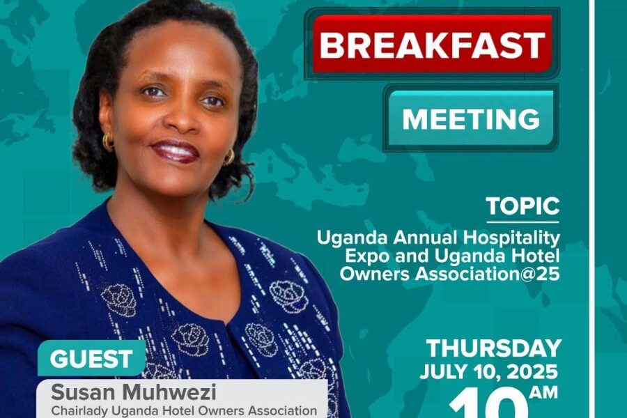 The Uganda Hotel Owners Association (UHOA) marked a significant milestone yesterday with a live breakfast meeting broadcast on NBS Television, spotlighting its 25th anniversary and the upcoming Annual Hospitality Expo.