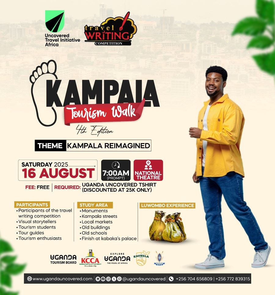 The 4th edition of the Kampala Tourism Walk is set to take place on the 16th August, 2025 and this year’s theme is “Kampala Reimagined.”
