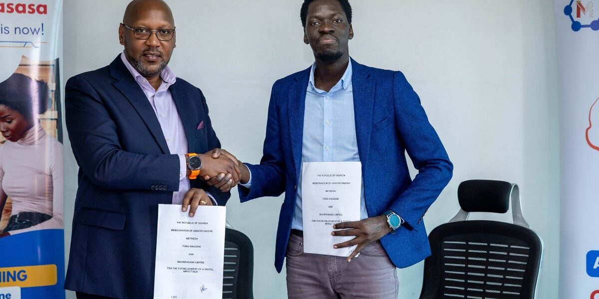 Tooro Kingdom has signed a five-year Memorandum of Understanding (MoU) with Maarifasasa to establish the Tooro Digital Impact Hub hosted at the Kingdom’s ICT Centre in Fort Portal Tourism City