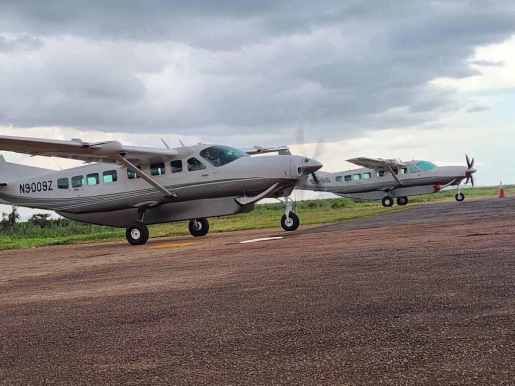 Kampala Executive Aviation two brand new aircrafts C208 EX Come fly with Kampala Executive Aviation