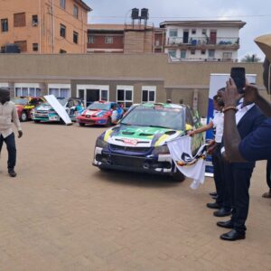 Photograph taken during the official launch of UMC Fort Portal Tourism City Rally