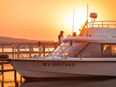 Photograph of the MV Brovad at Water Front Club, The Marina, Entebbe