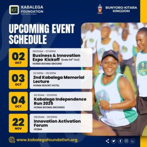 The Kabalega Foundation is set to host Kabalega Independence Week 2025 from 2nd to 4th October