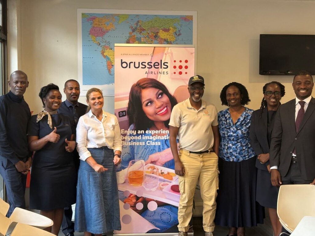 Brussels Airlines recently invited the Amos Wekesa and the Rwenzori Marathon team for a discussion about the future