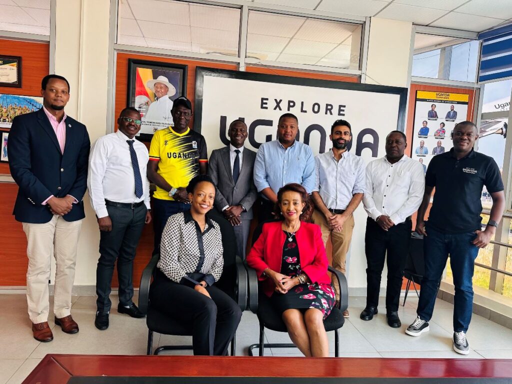 Uganda Tourism Board (UTB) recently held a strategic meeting with the Board of Uganda Tourism Association (UTA) to reinforce partnerships and strengthen communication across the tourism sector to enhance tourism sector synergy