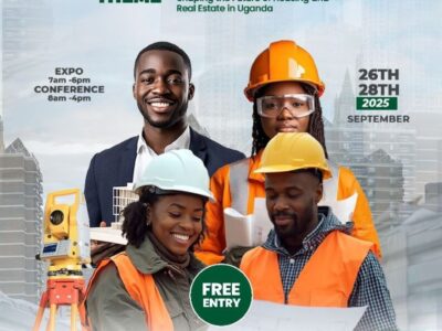 The 1st edition Uganda Real Estate & Housing Expo is set to take place from 26th - 28th September at Kati Kati grounds Lugogo