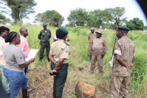 Photograph taken during Ajai Wildlife Reserve's preparation for Historic Rhino Reintroduction