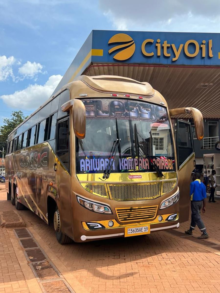 Photograph showing the exterior of one of the Classic Coaches