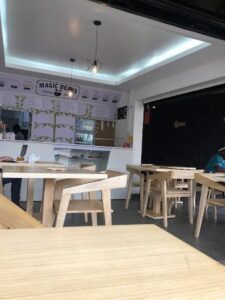 Photograph taken from Magic Beans Coffee Shop in Kampala, Uganda